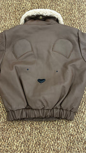 Giubbotto bimbo in pelle Donsje