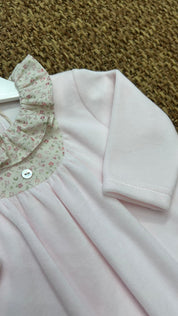 Tutina neonata collo volant a fiori Baby Gi