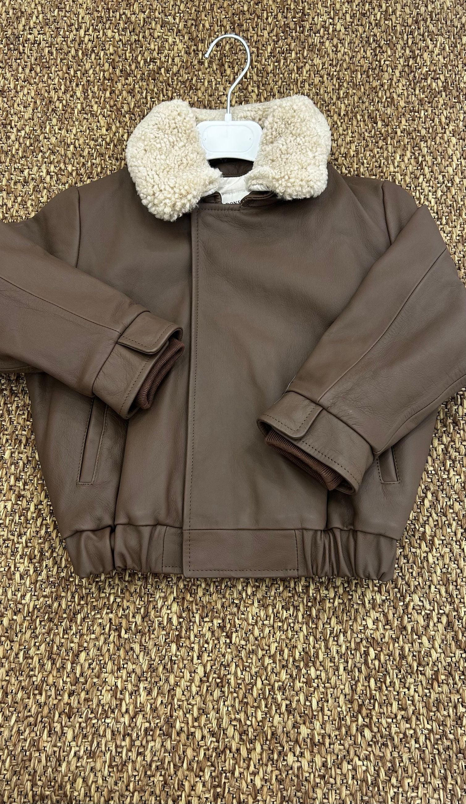 Giubbotto bimbo in pelle Donsje