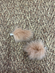 Set 2 mollettine per capelli pon pon