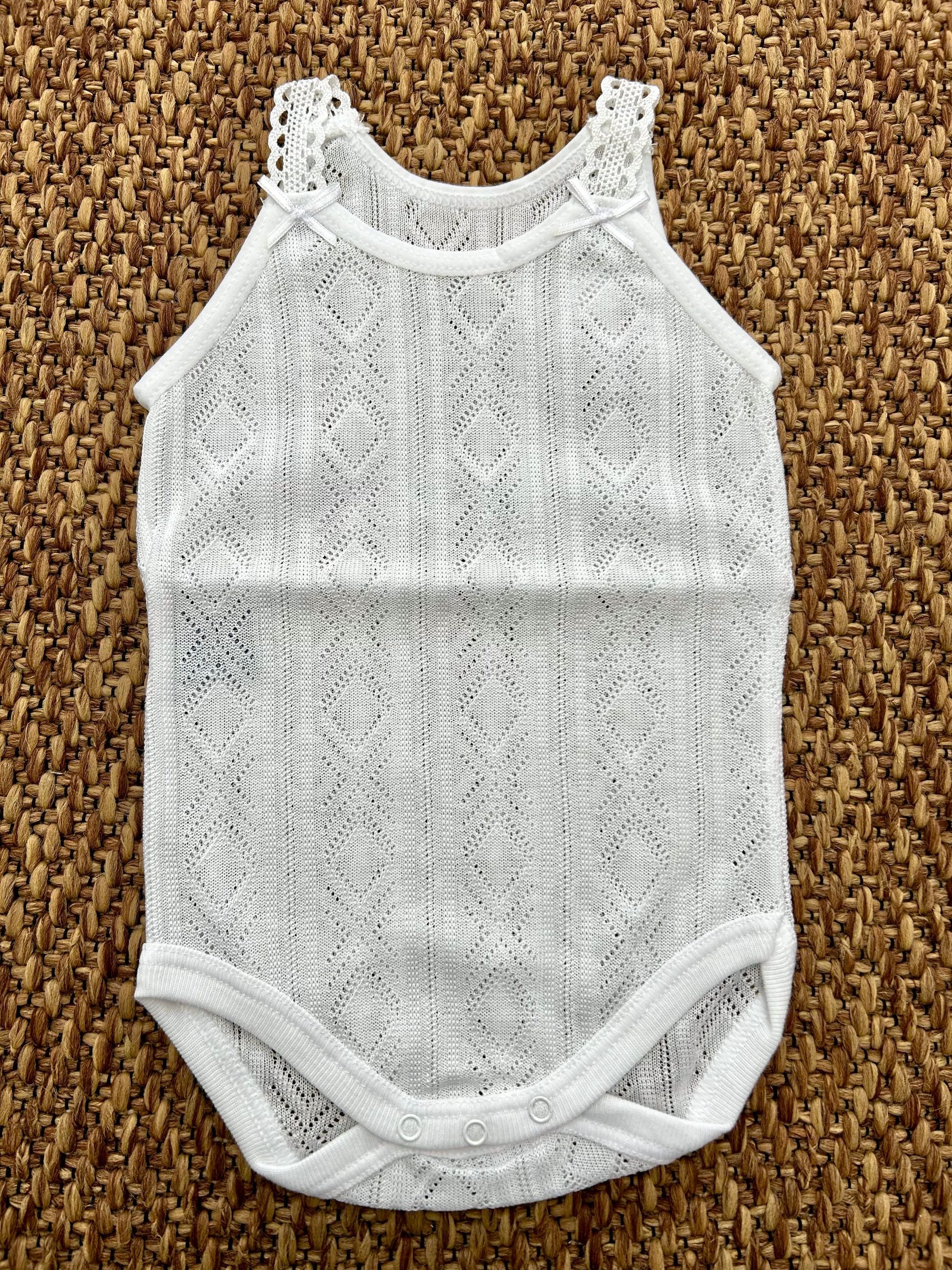 Body bambina cotone traforato Babidu