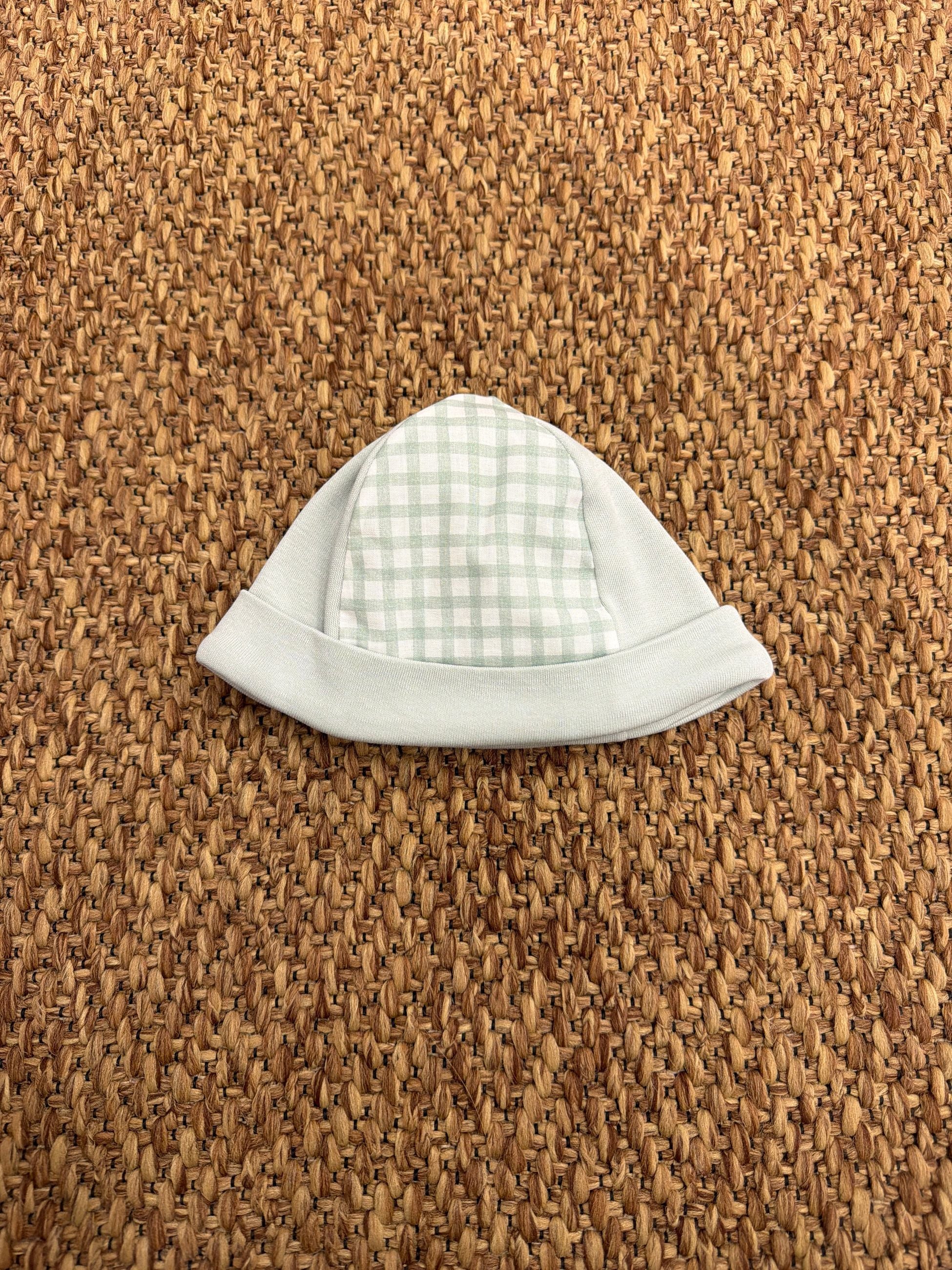Cappello neonati a quadretti Baby Gi