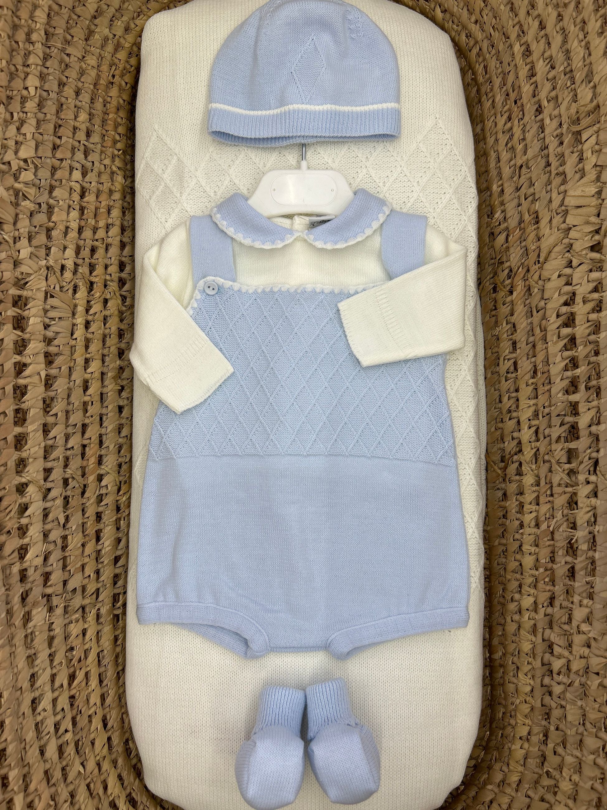 Completo neonati 2pz con cappellino e scarpine Pappa e Latte