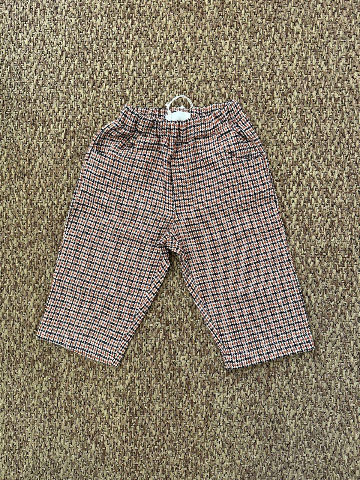 Pantalone bambino a quadretti Bloom