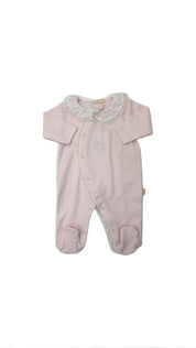 Tutina neonati collo volant e merletto Baby Gi