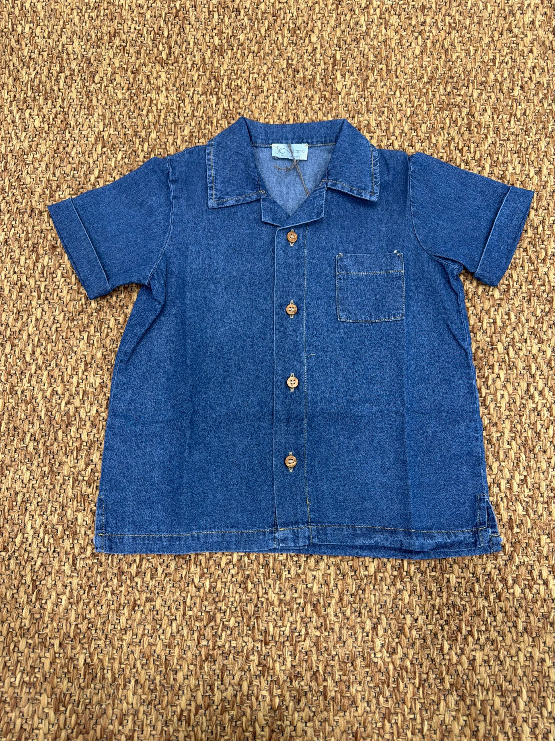 Camicia bambini in denim Jo Milano