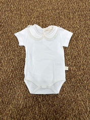 Body Neonati mezza manica colletto con merletto Baby Gi