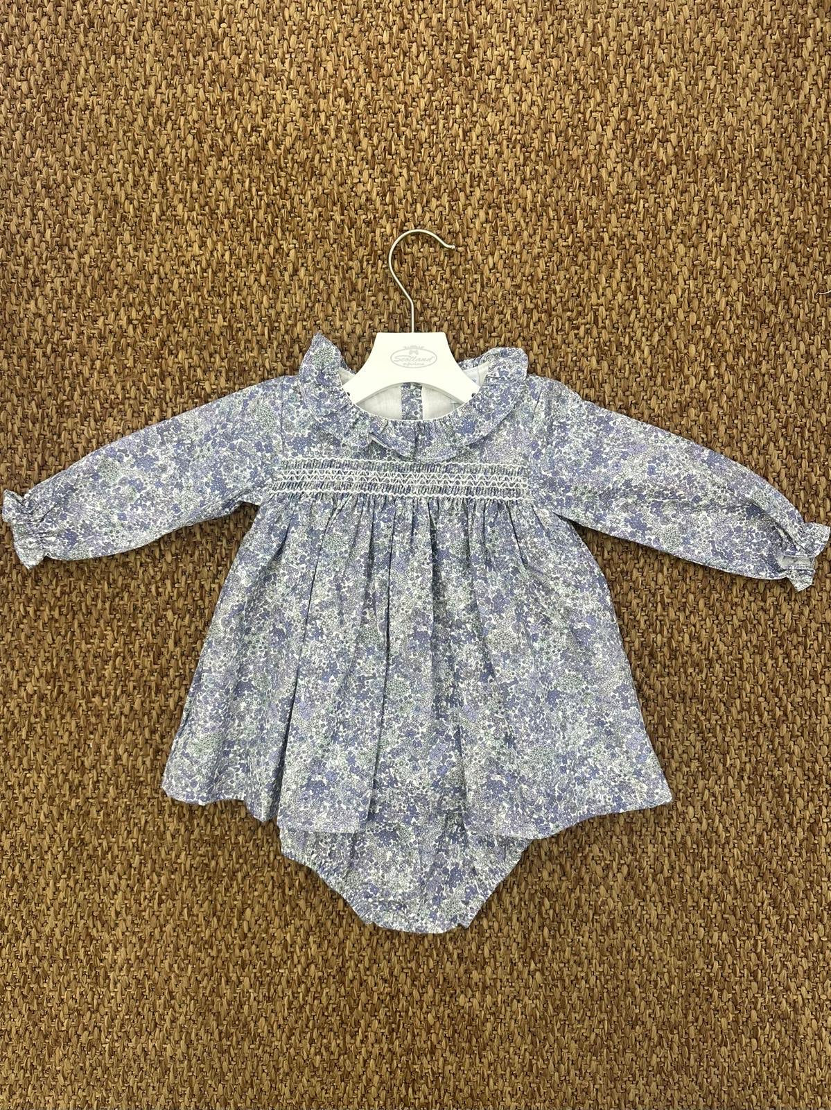 Completo bambina 2pz fantasia floreale Sardon