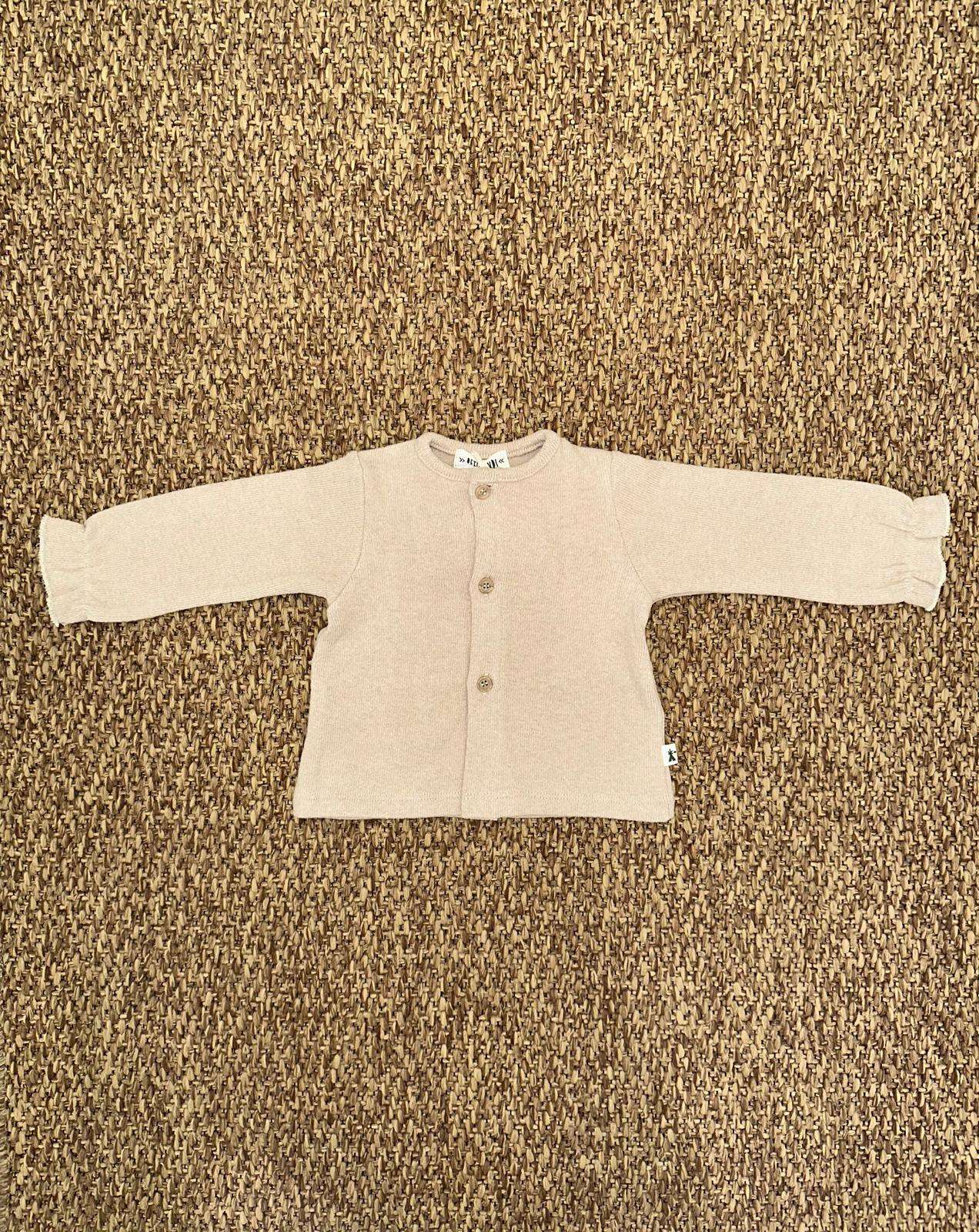Maglia bambina con polsino volant Petit Indi