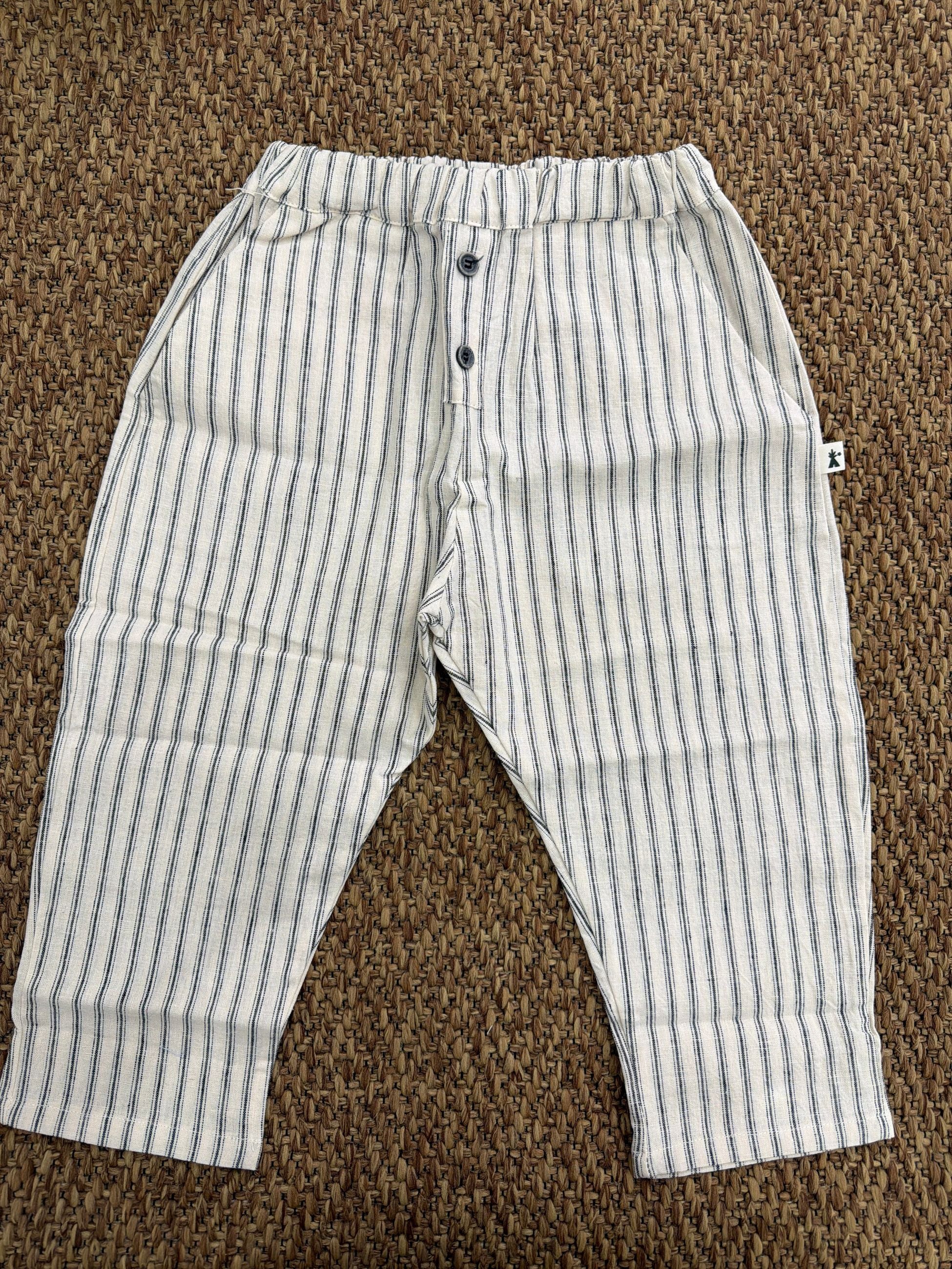 Pantalone bambino a righe Petit Indi