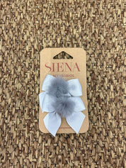 Molletta per capelli bimba fiocco pon pon Siena