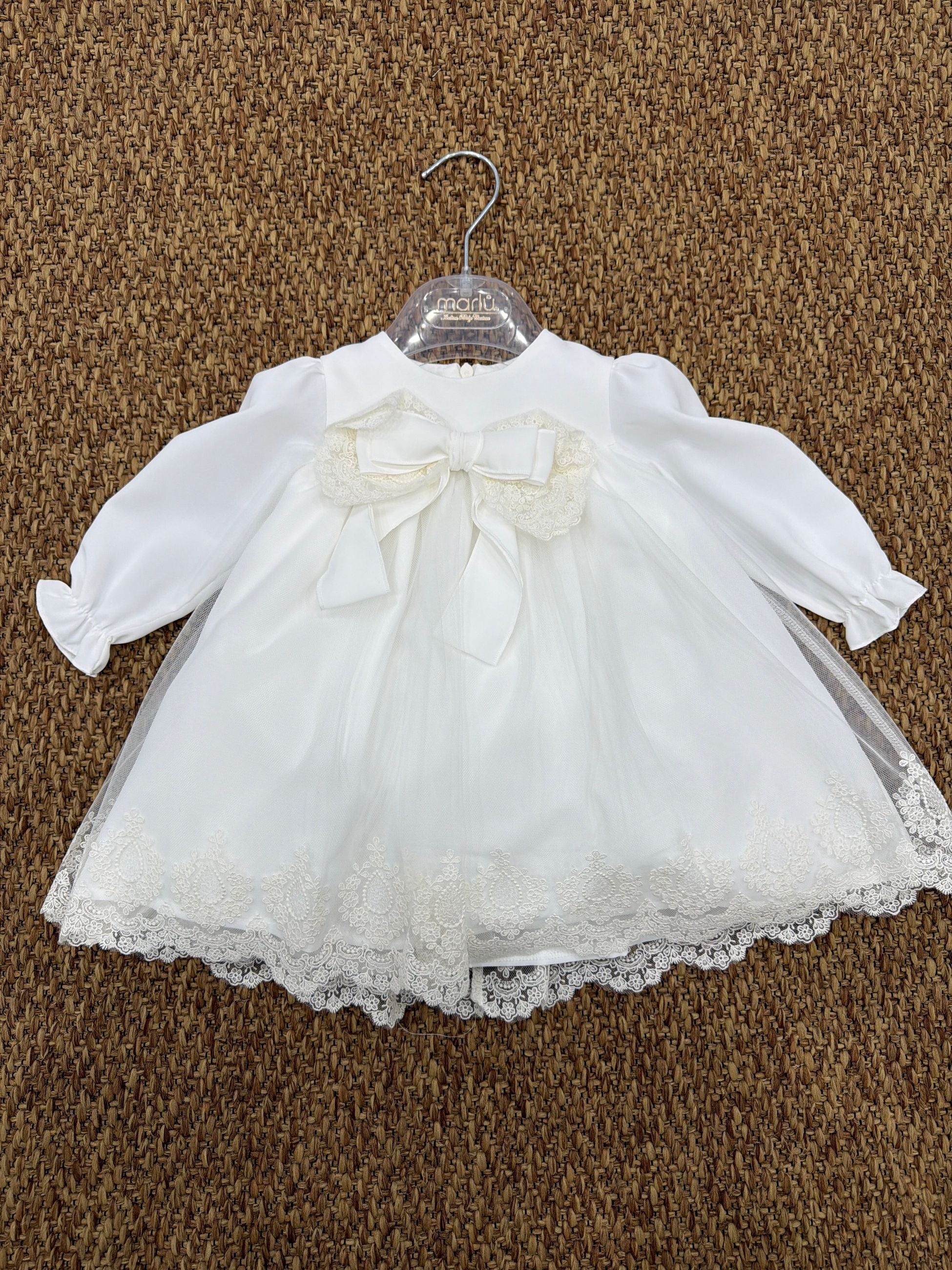 Abito bambina cerimonia con fiore Marlù