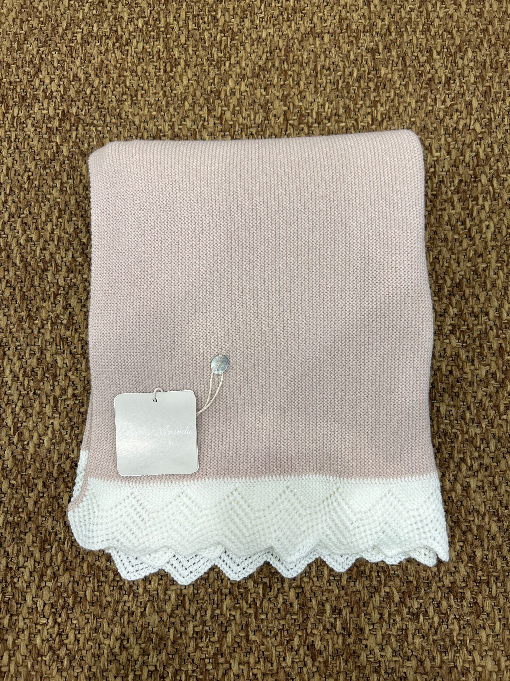 Scialle lana con merletto Martin Aranda