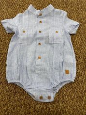 Pagliaccetto bambino stile guayabera Jose Varon