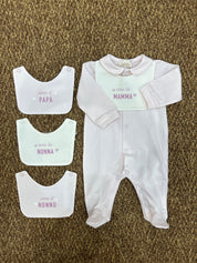 Tutina neonati con 4 bavette Nanan