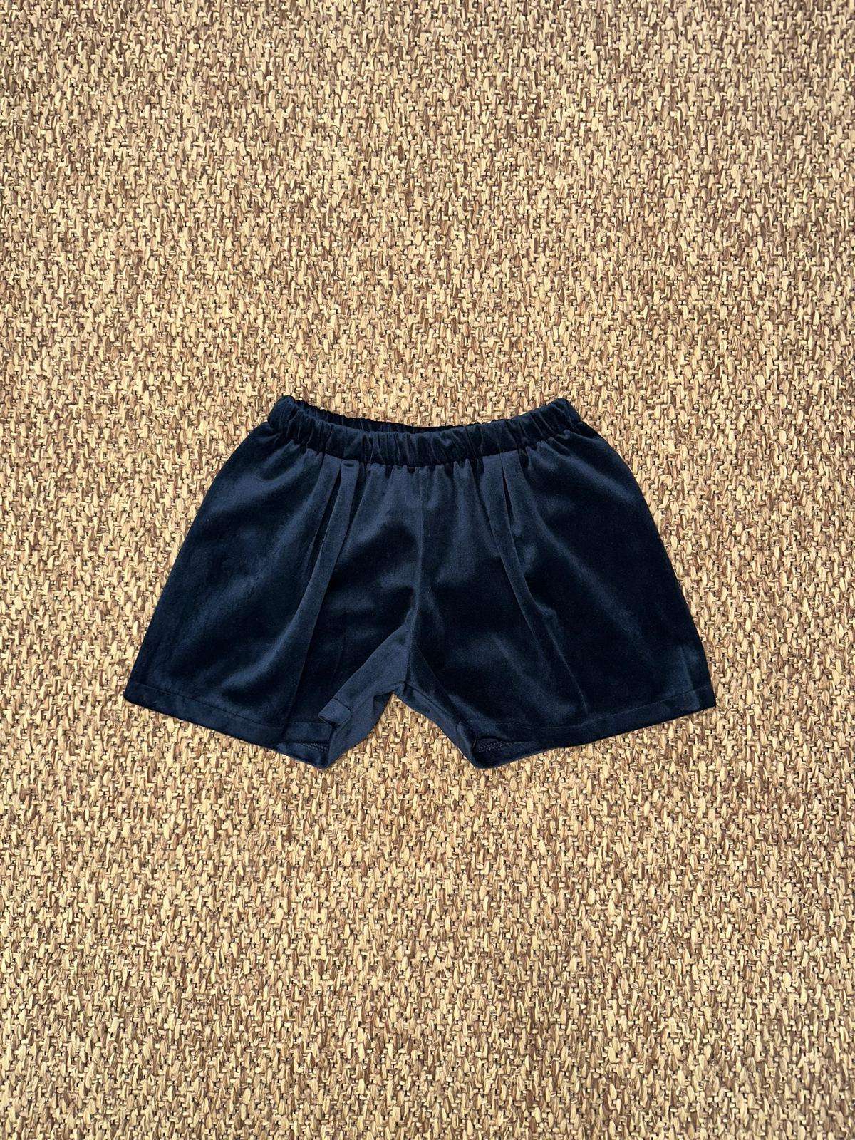 Shorts bambino in velluto Baby Vip