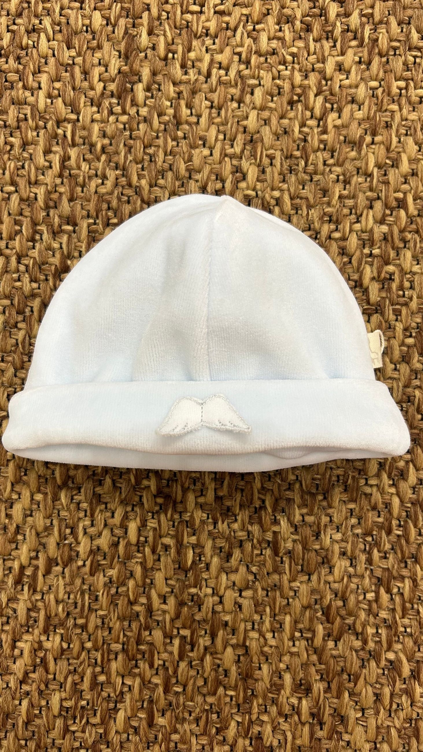 Cappellino neonati velluto ali Baby Gi