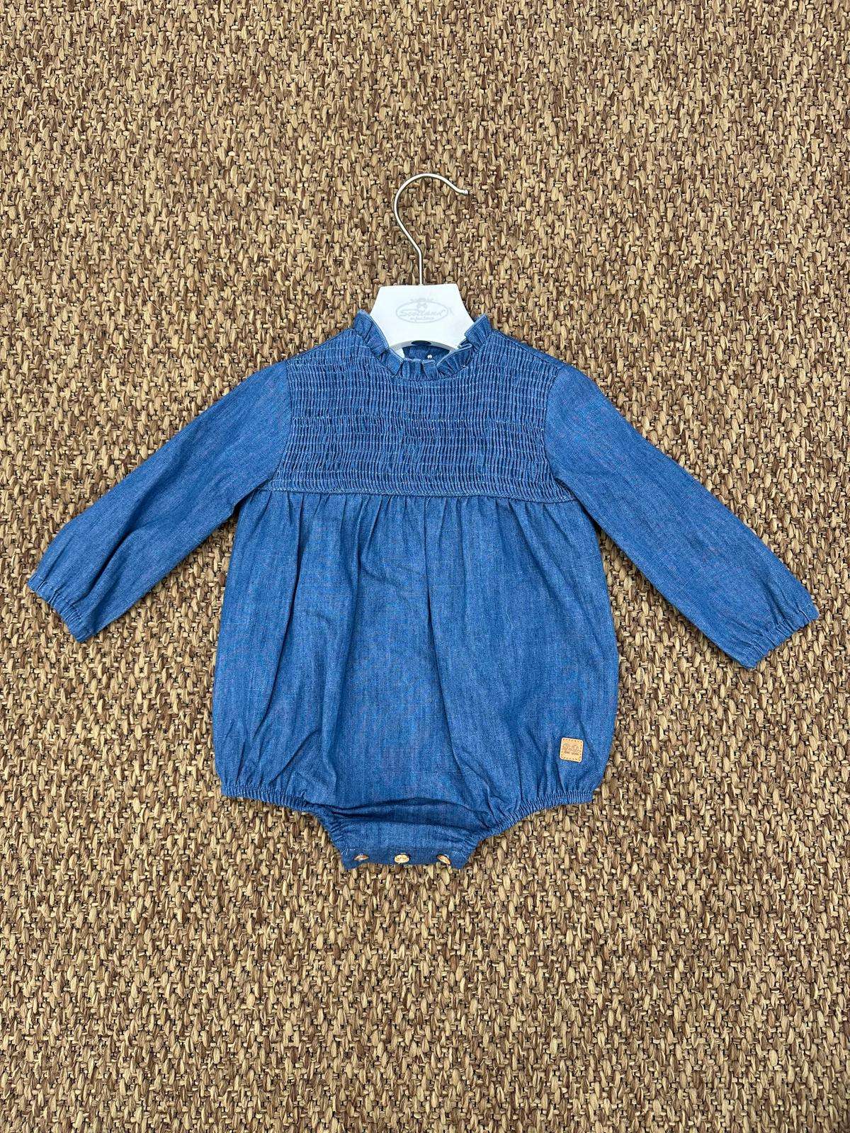 Body bambina in denim Jose Varon