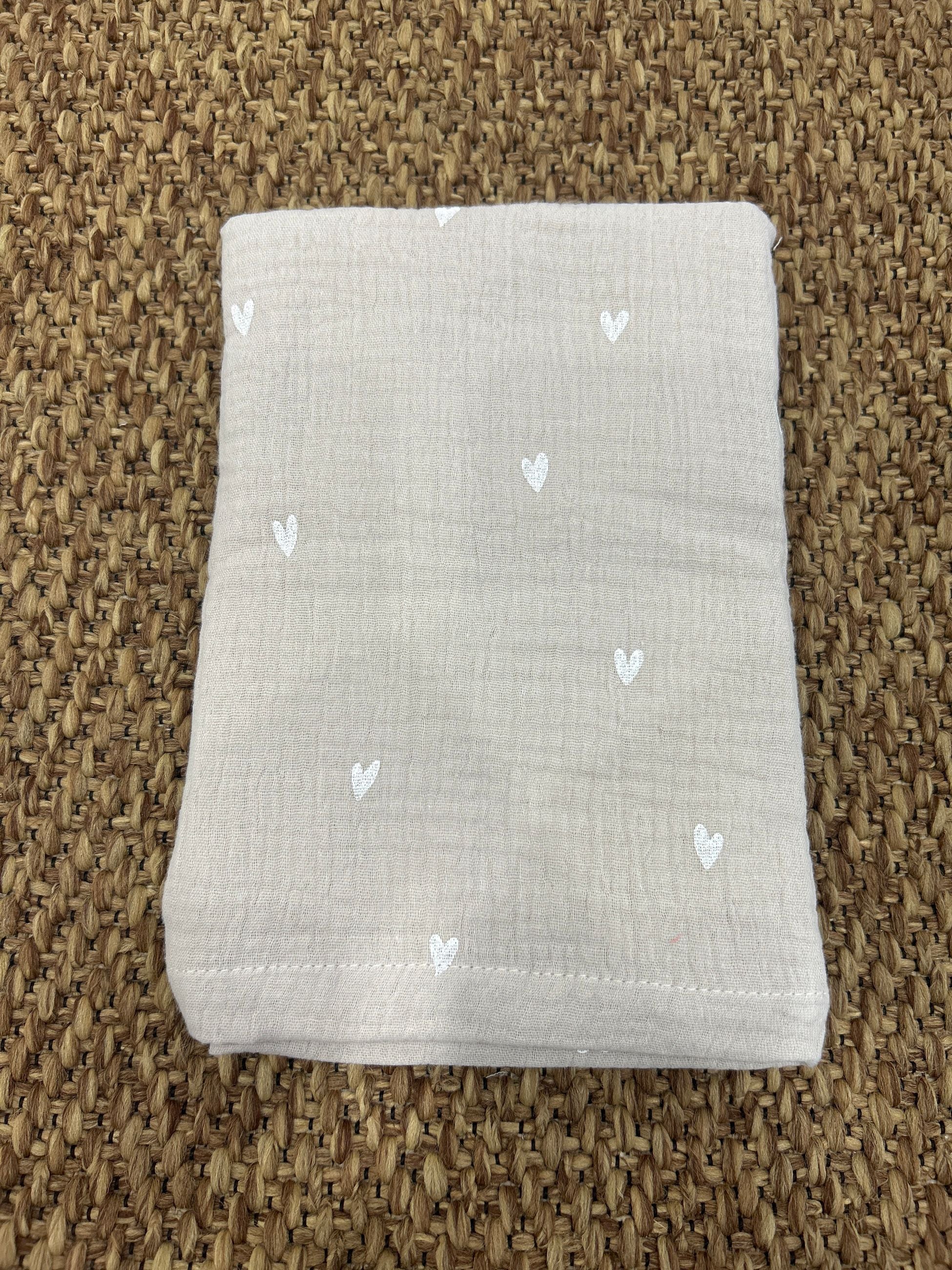 Mussola garzata cuoricini Nanna Frufru