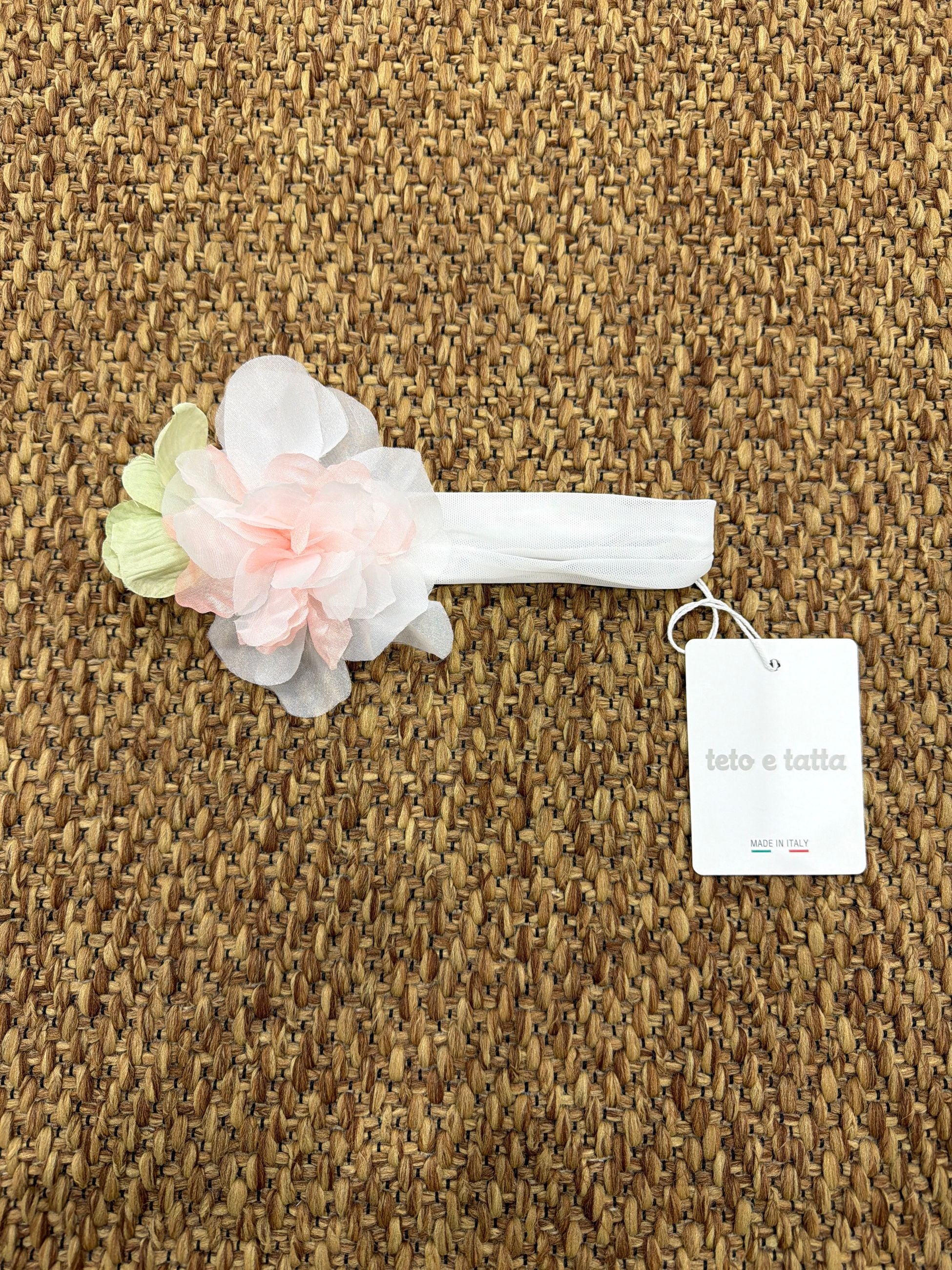Fascia bimba con fiore Teto&Tatta