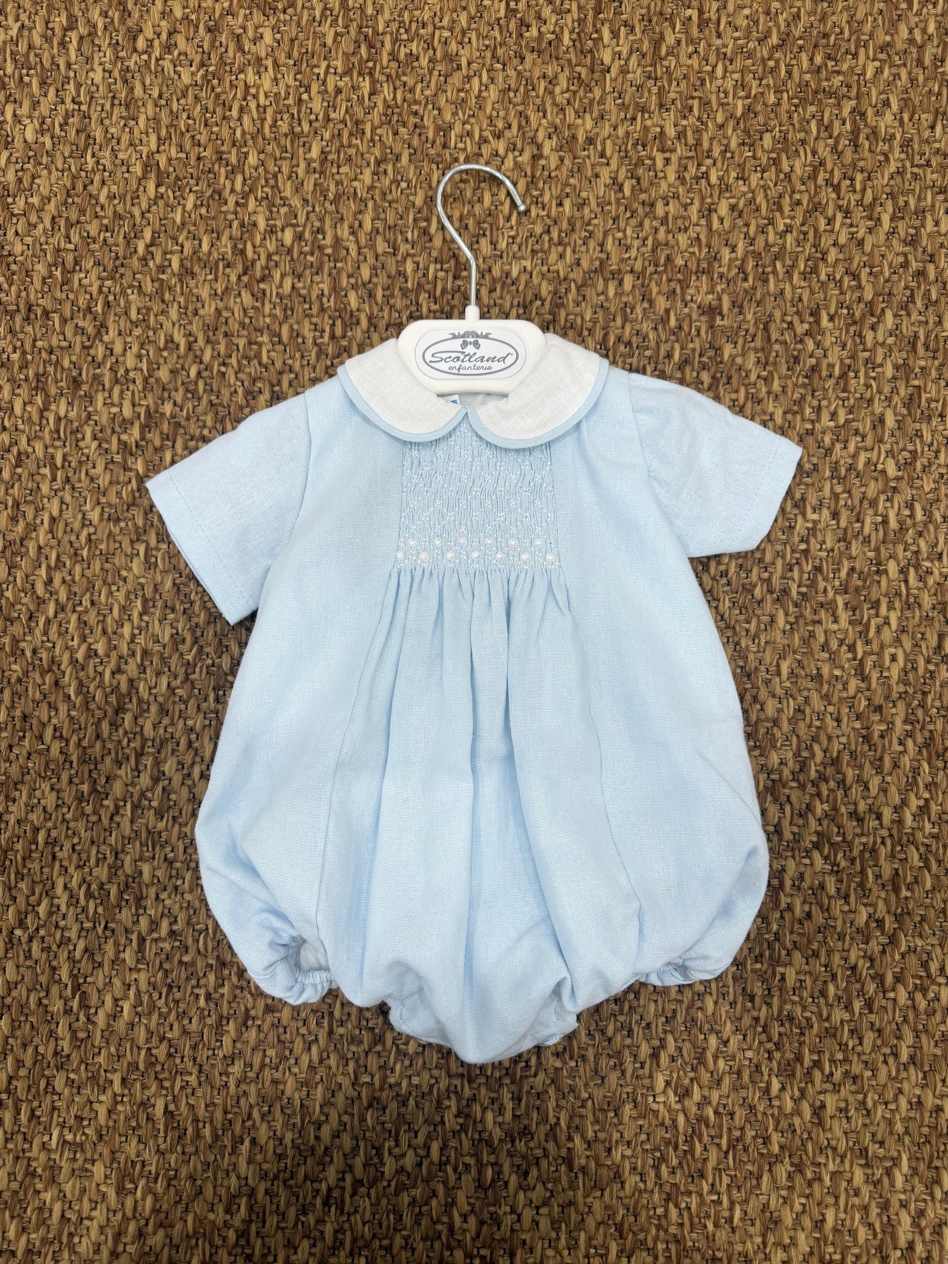 Pagliaccetto neonati con punto smock Fofettes