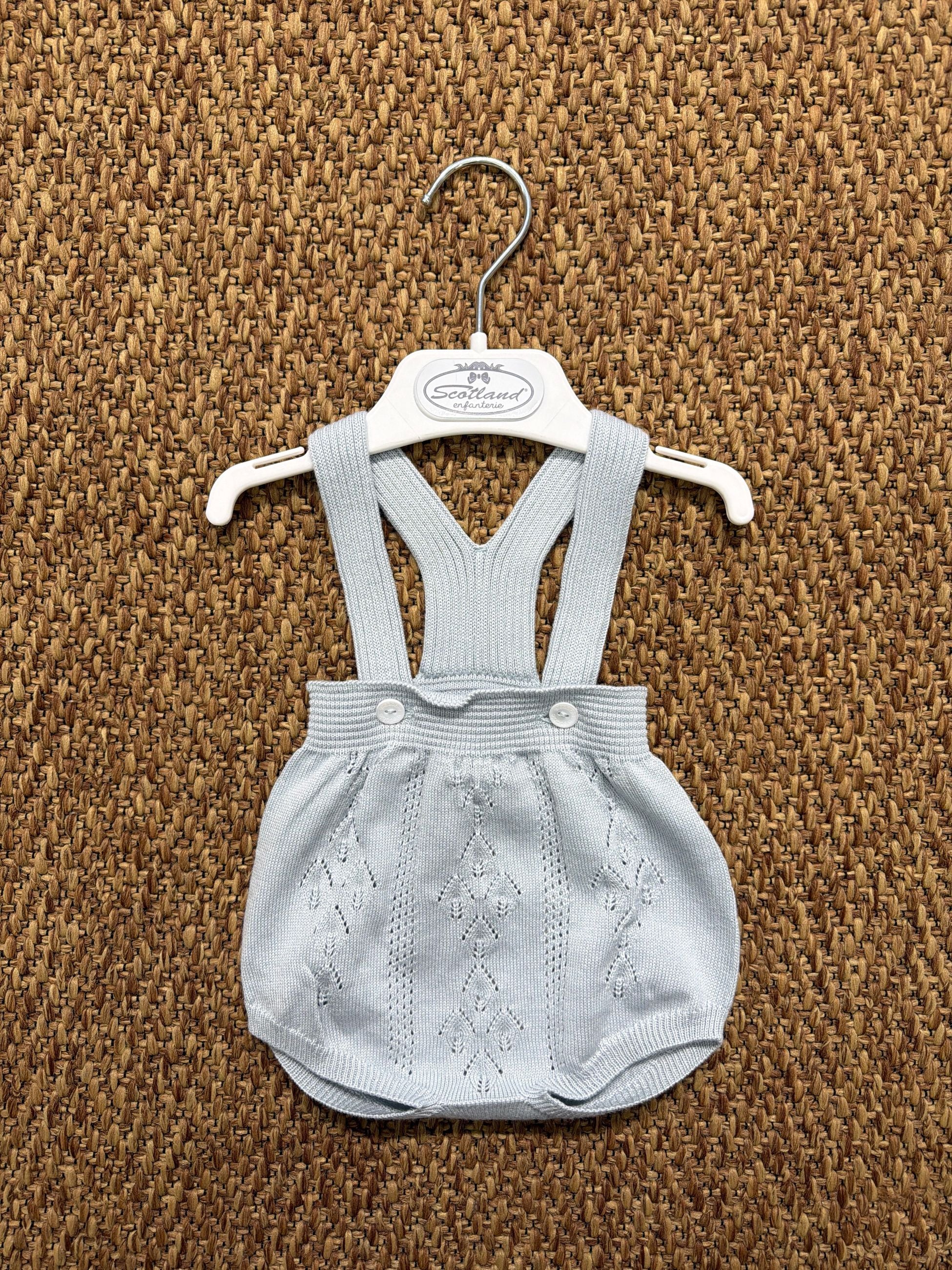 Salopette bambini con dettagli traforati Wedoble