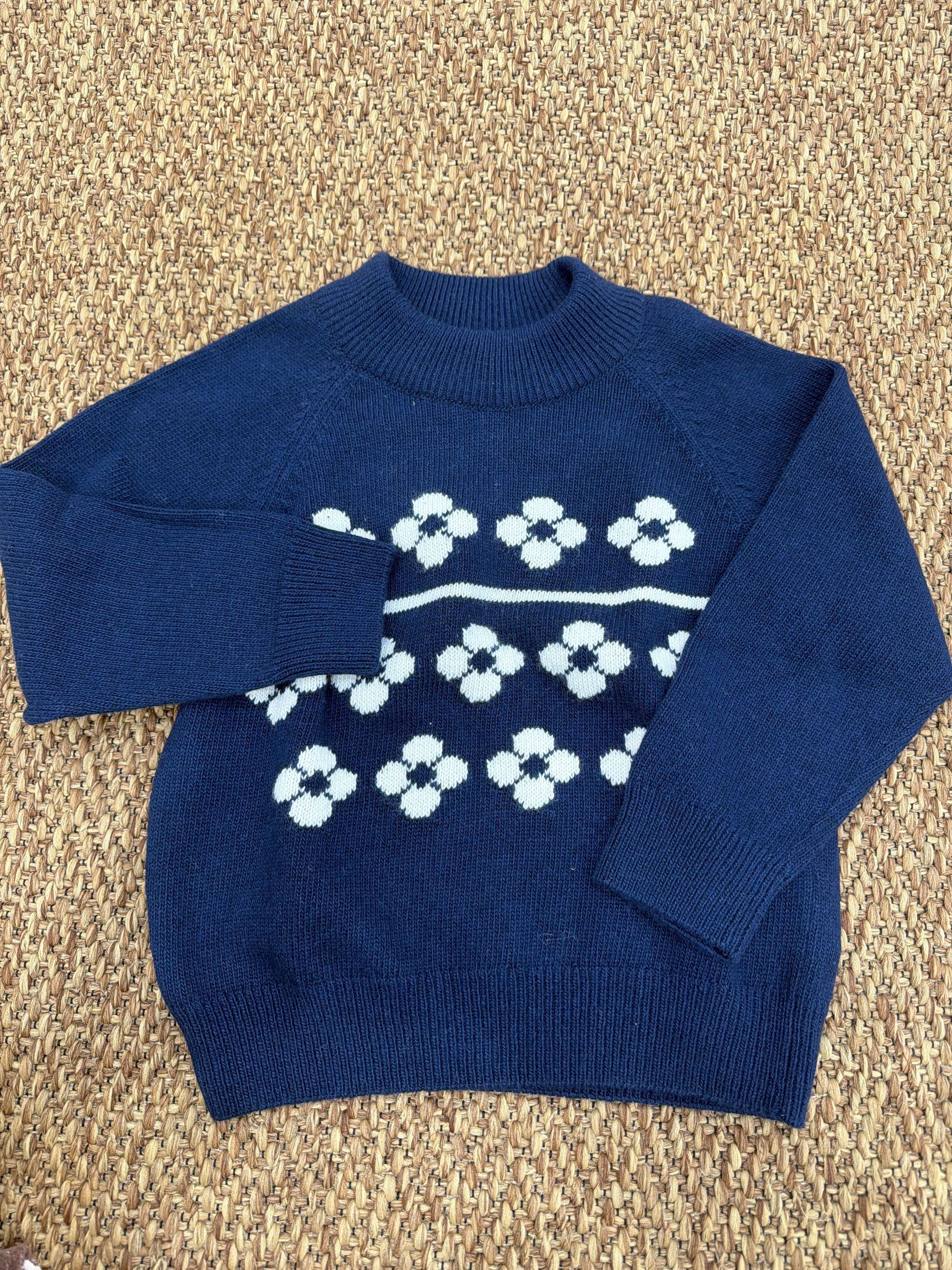 Maglioncino bimbi fiori Mini Rondini