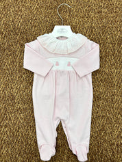 Tutina neonato con colletto volant e orsetti Valentina Bebes