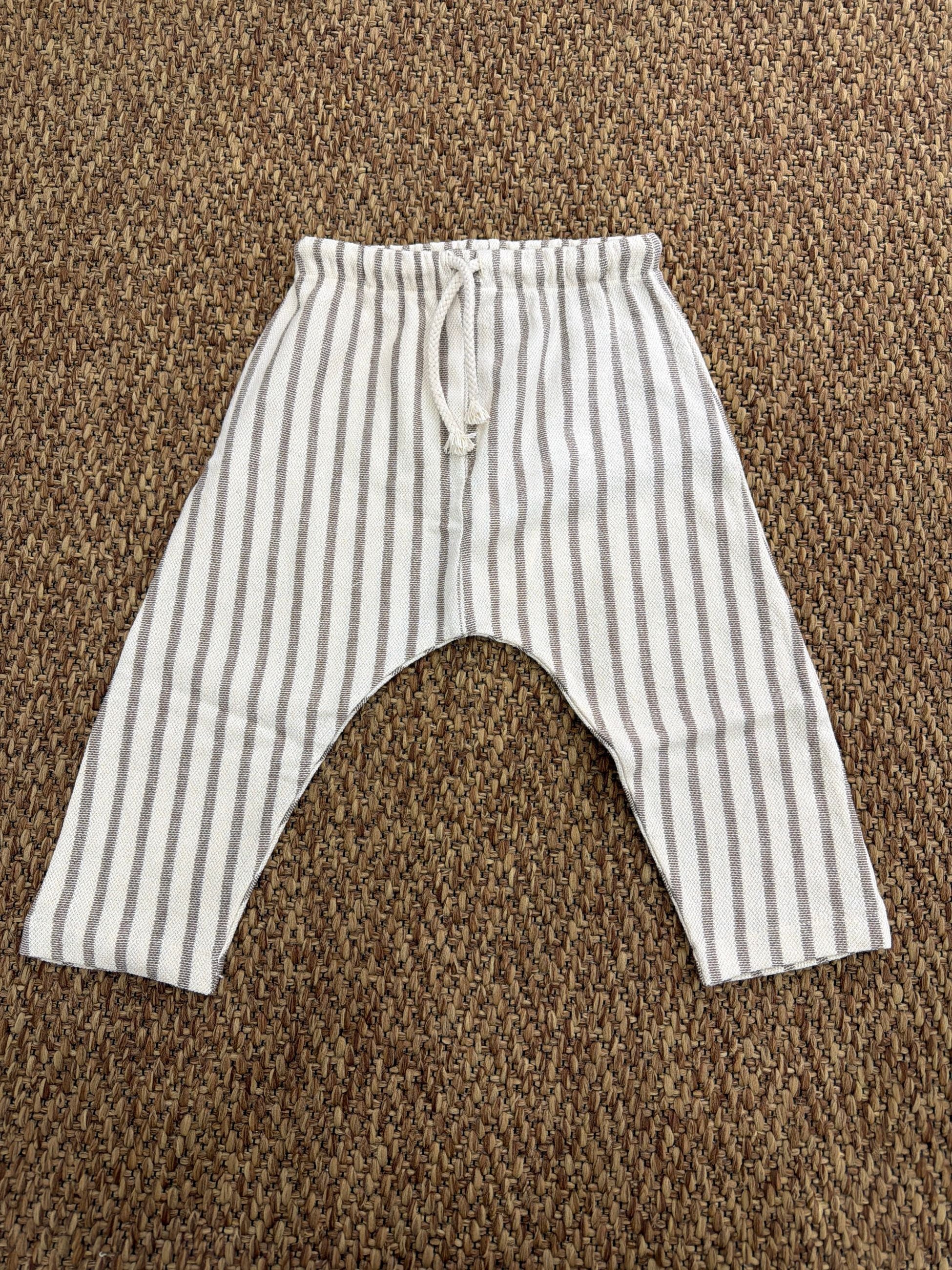 Pantalone bambino a righe Fiorile
