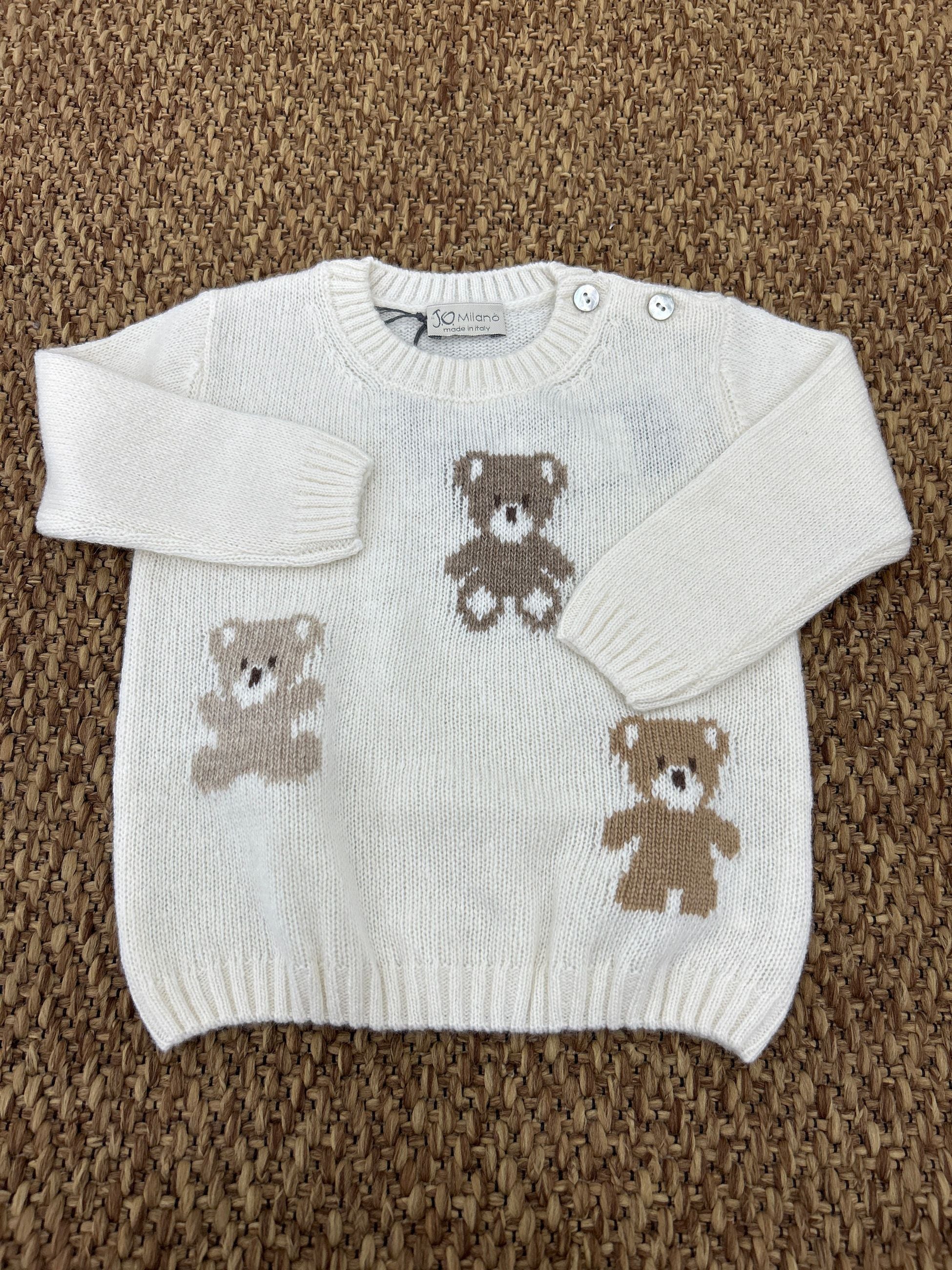 Maglioncino bimbi orsacchiotti Jo Milano