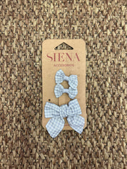 Set mollette bimba con fiocco tre grandezze Siena