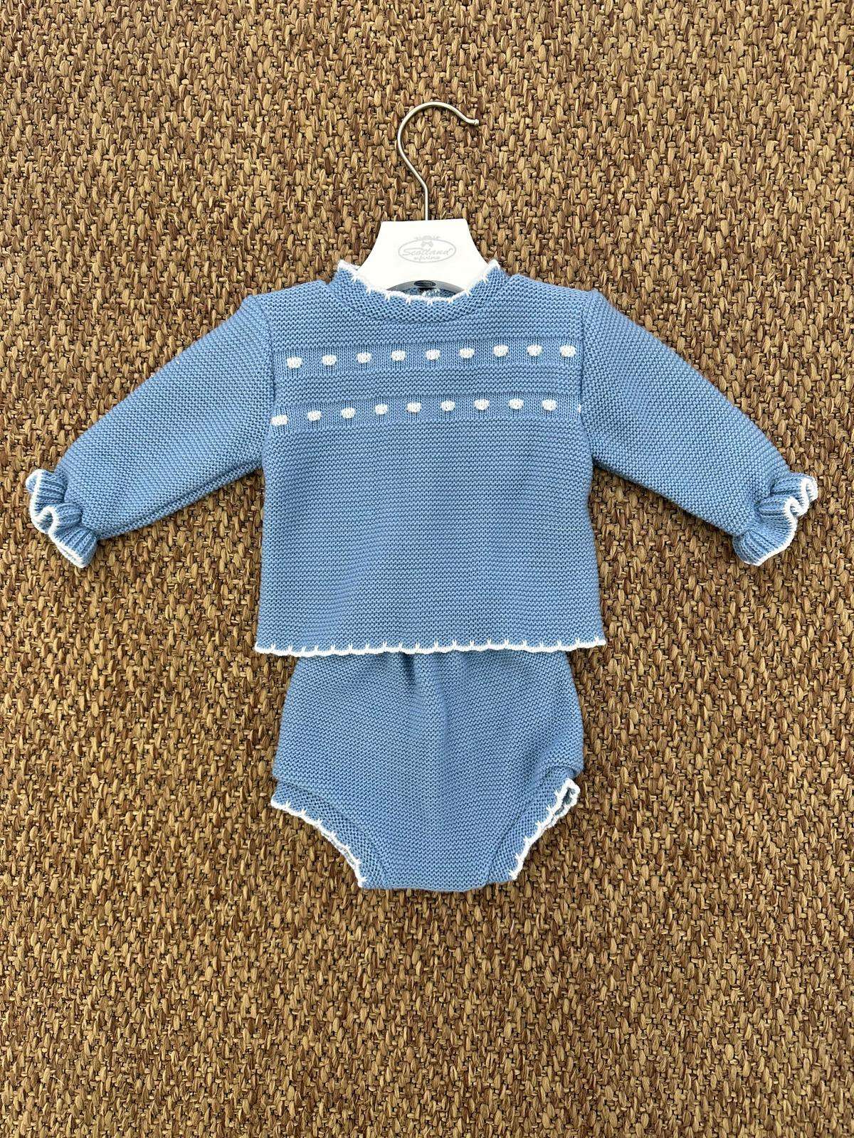 Completo neonati 2pz con polsini volant Sardon