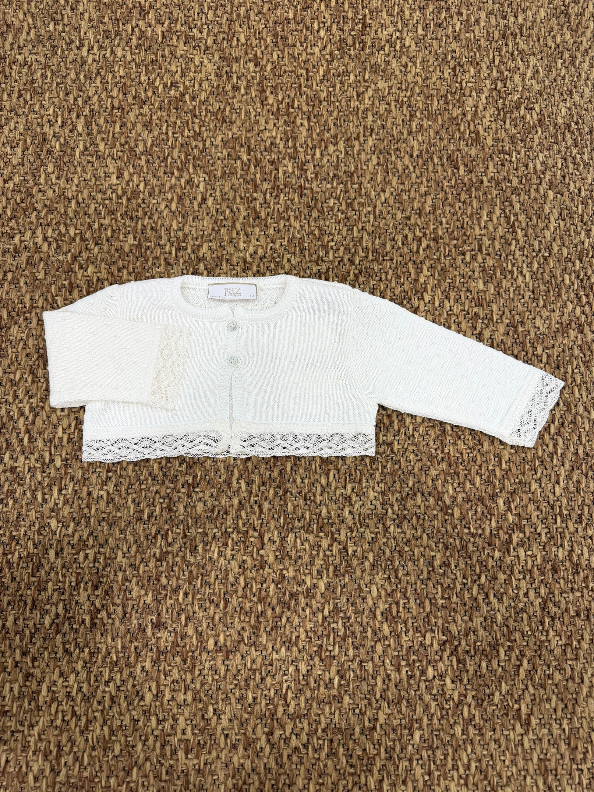 Giacchino bambina merletto Paz Rodriguez