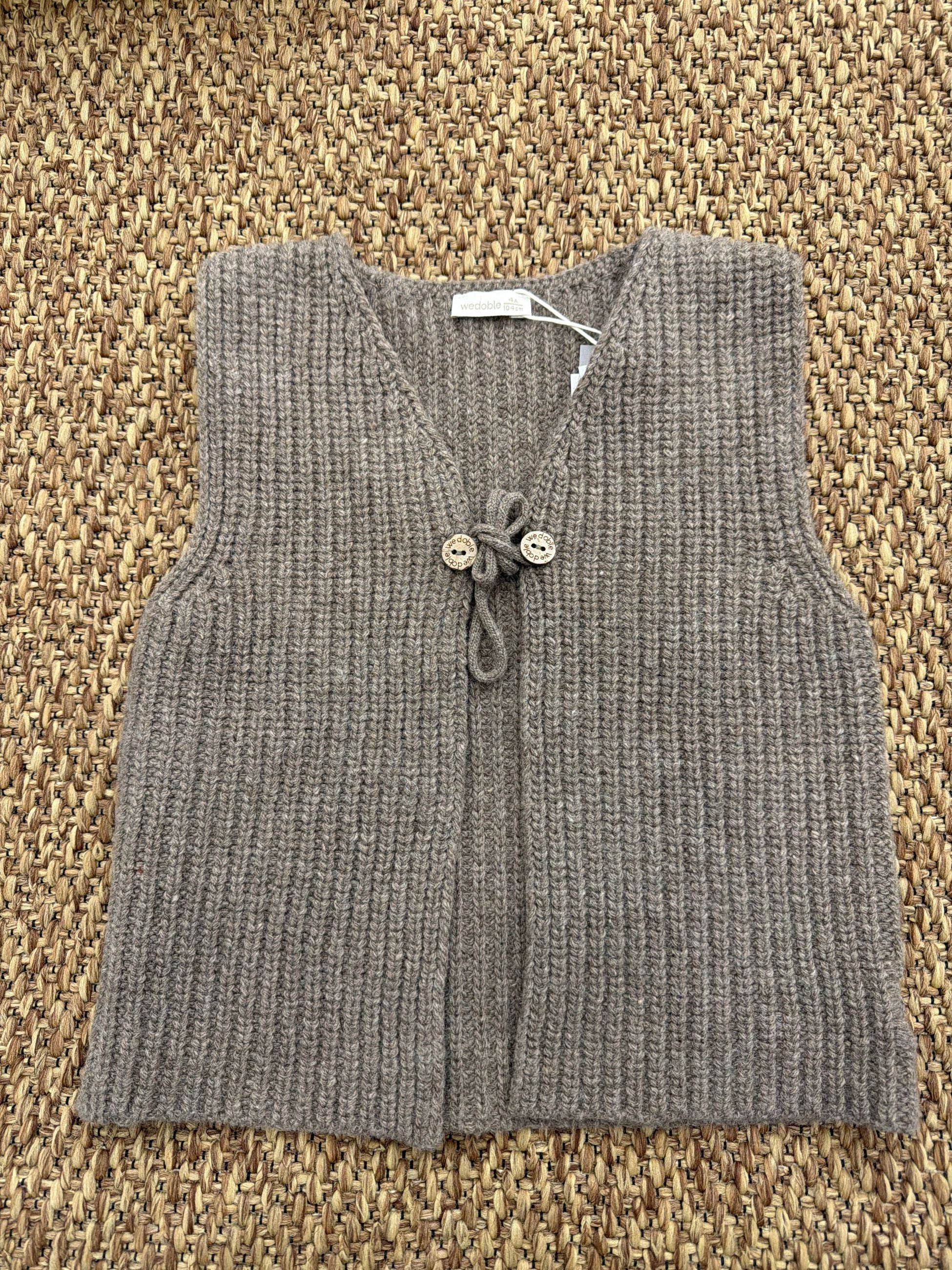 Gilet bimbi a costine Wedoble