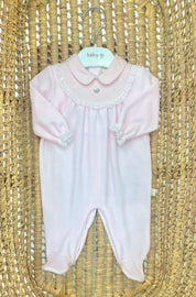 Tutina in ciniglia con merletto Baby Gi