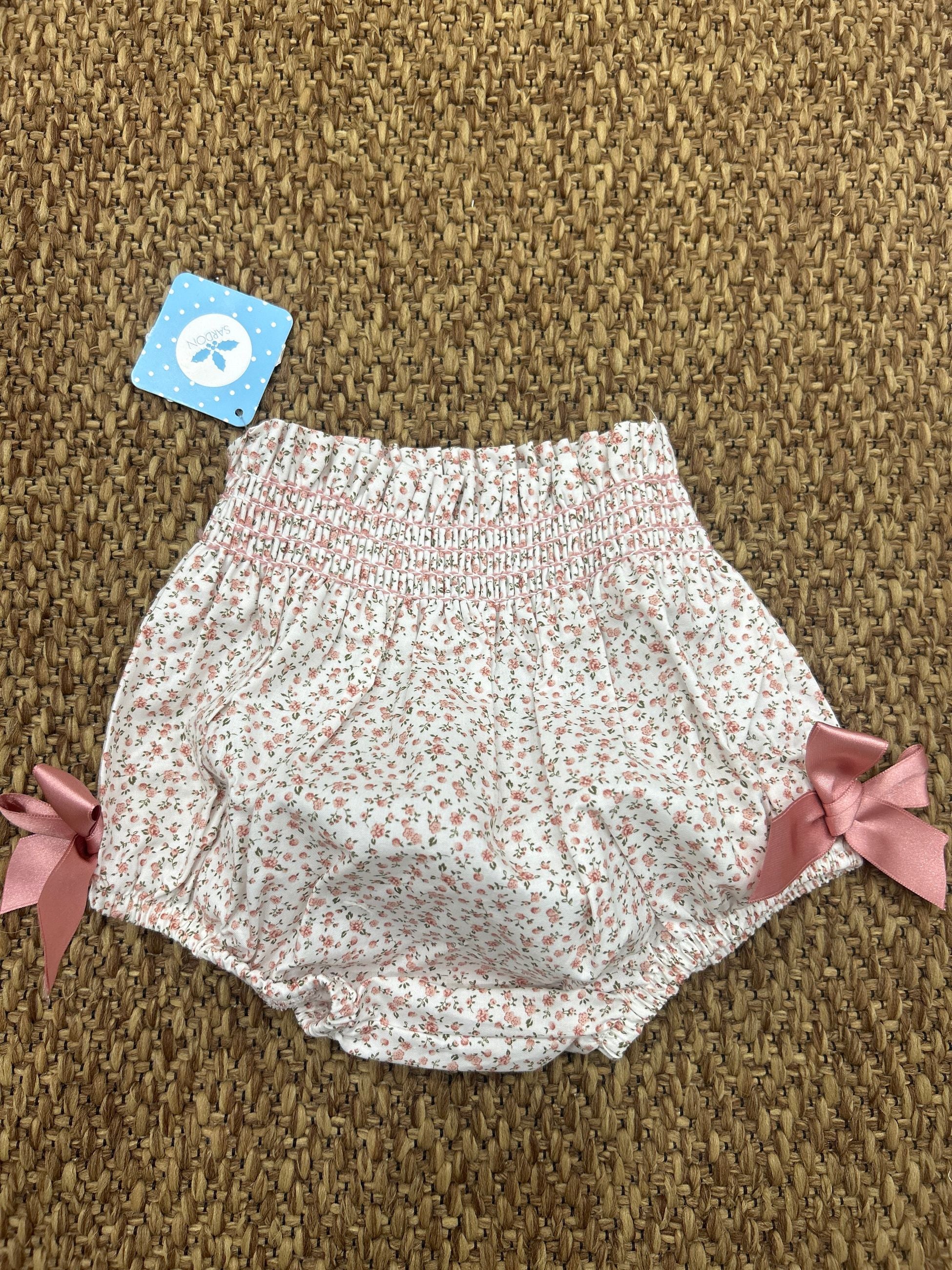 Culotte bimba a fiori con fiocchetti Sardon
