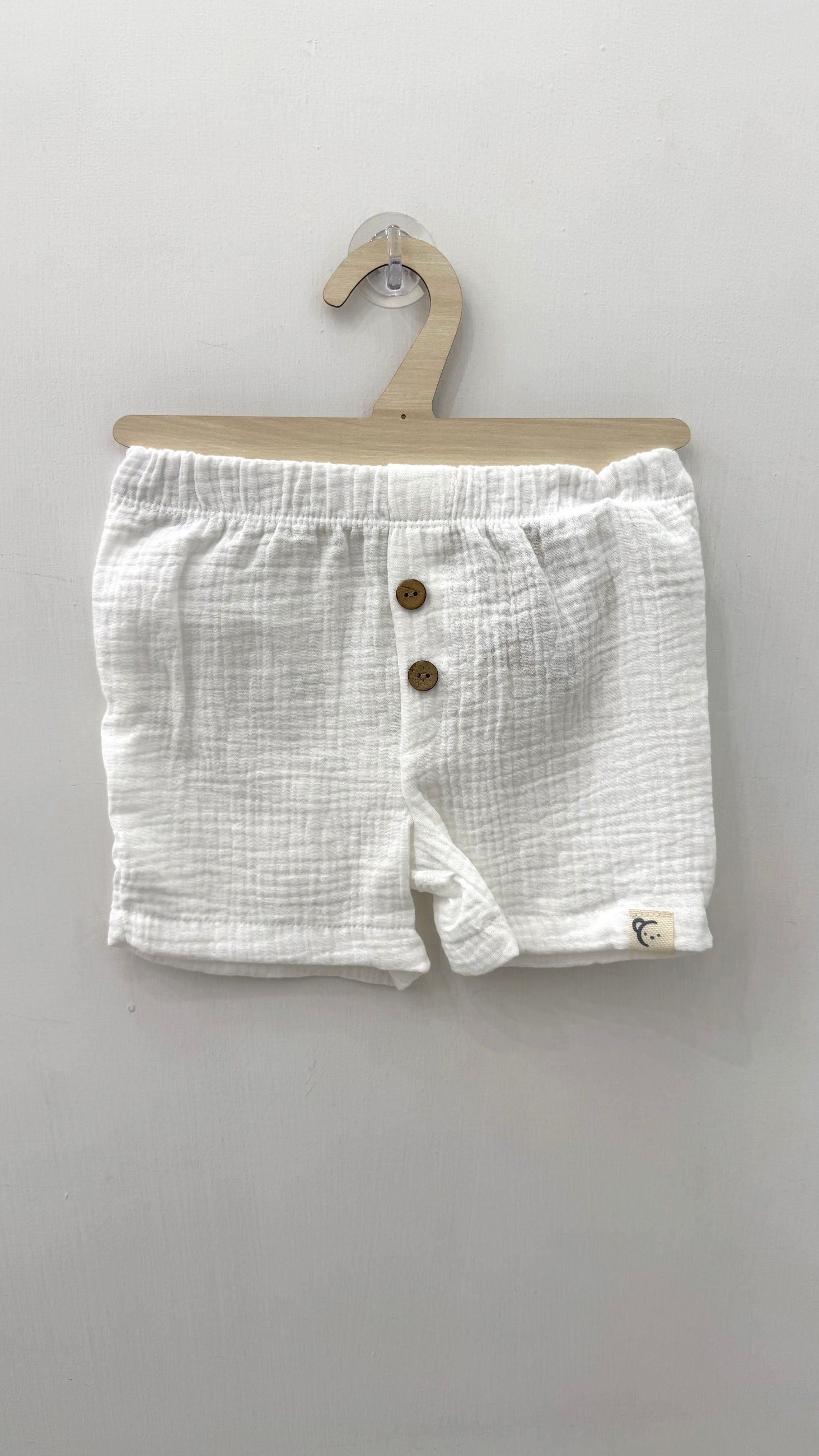 Short bambino in lino Calamaro