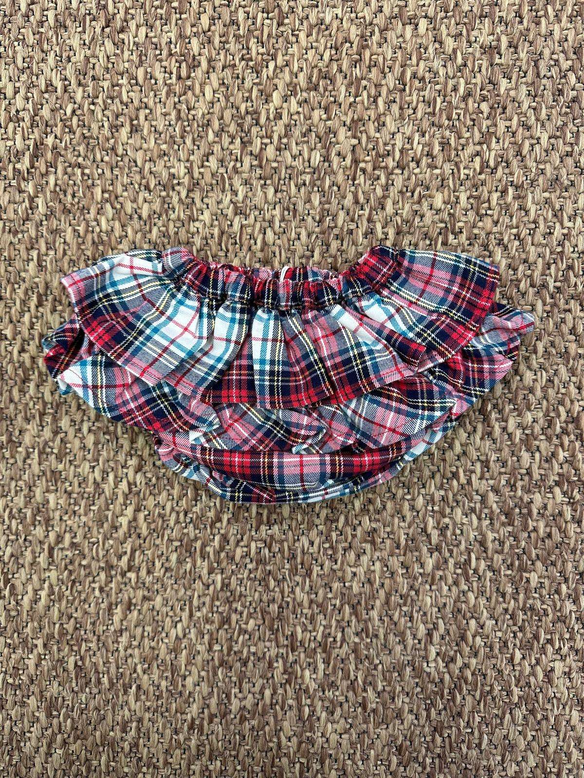 Culotte bambina scozzese con volant Baby Gi