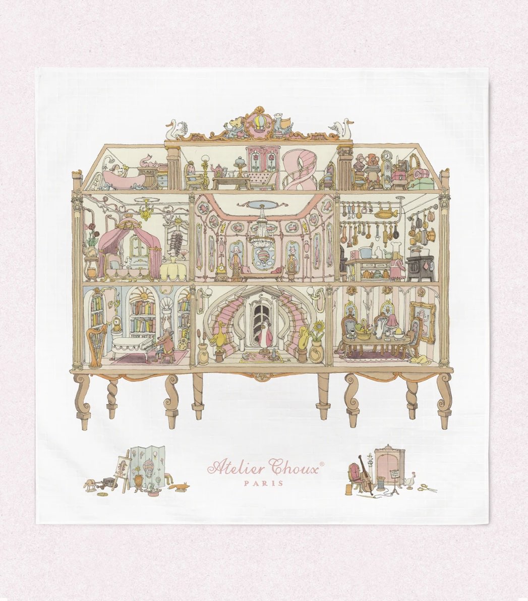 Mussola casa delle bambole Atelier Choux