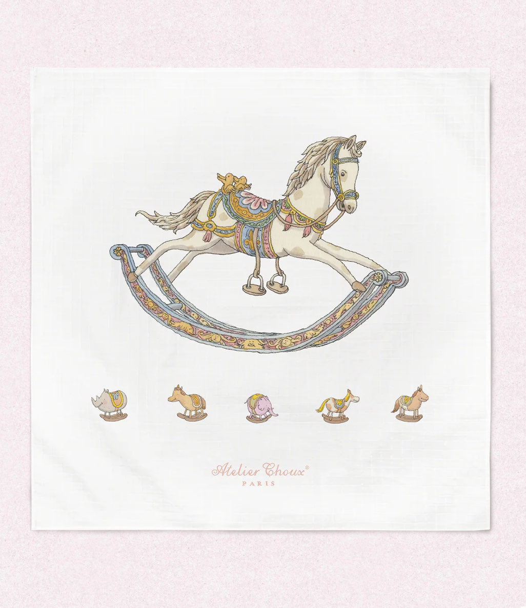 Mussola cavallo a dondolo Atelier Choux