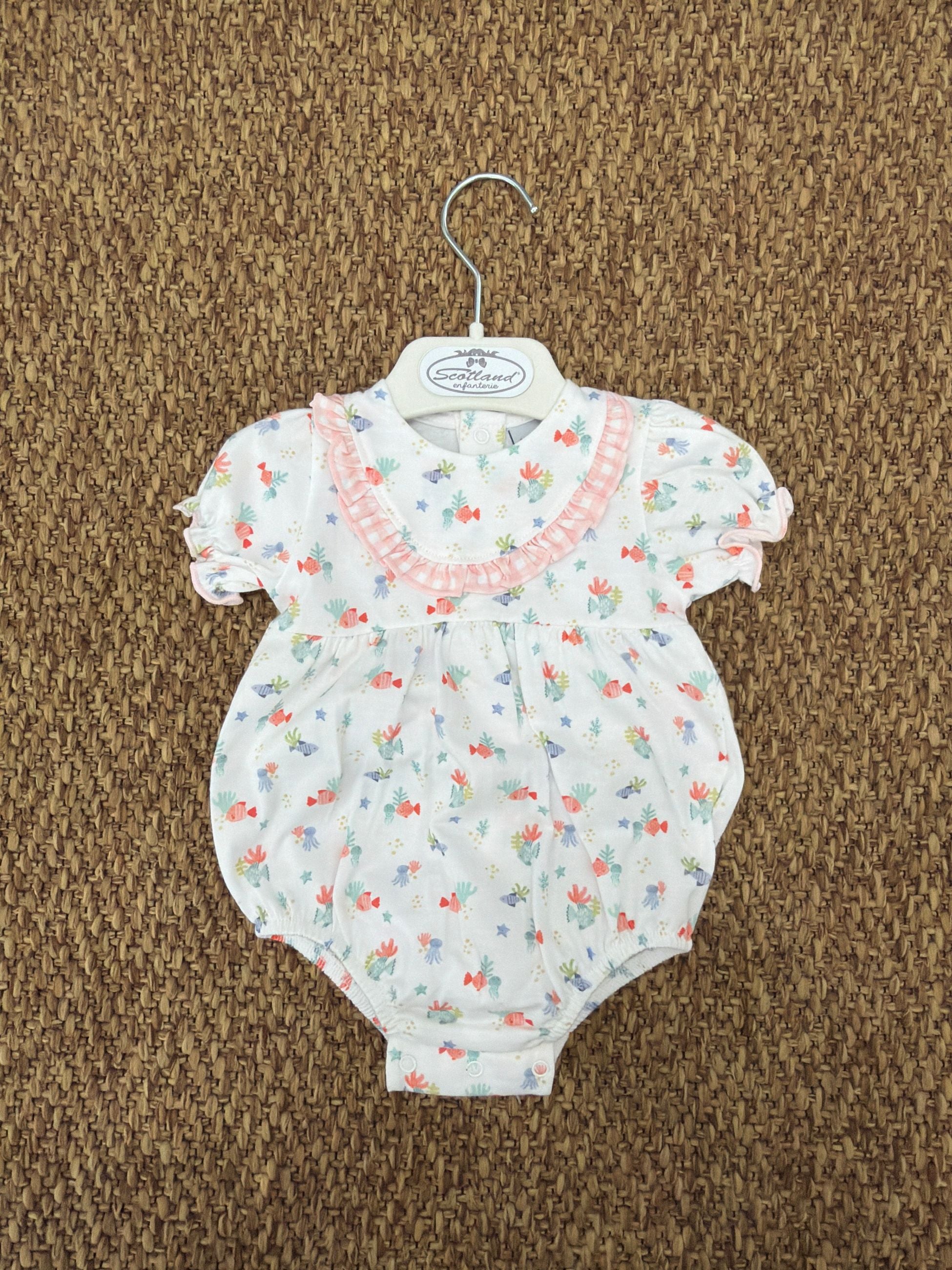 Pagliaccetto neonata con roselline Babidu