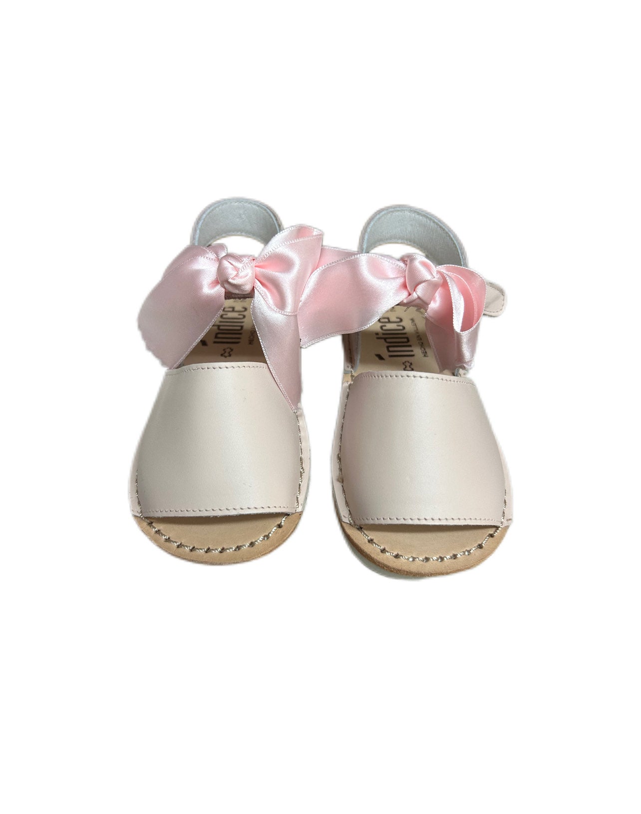 Minorchina in pelle con fiocco Indice