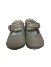Ballerina neonata culla in pelle satinata con cinturino Indice