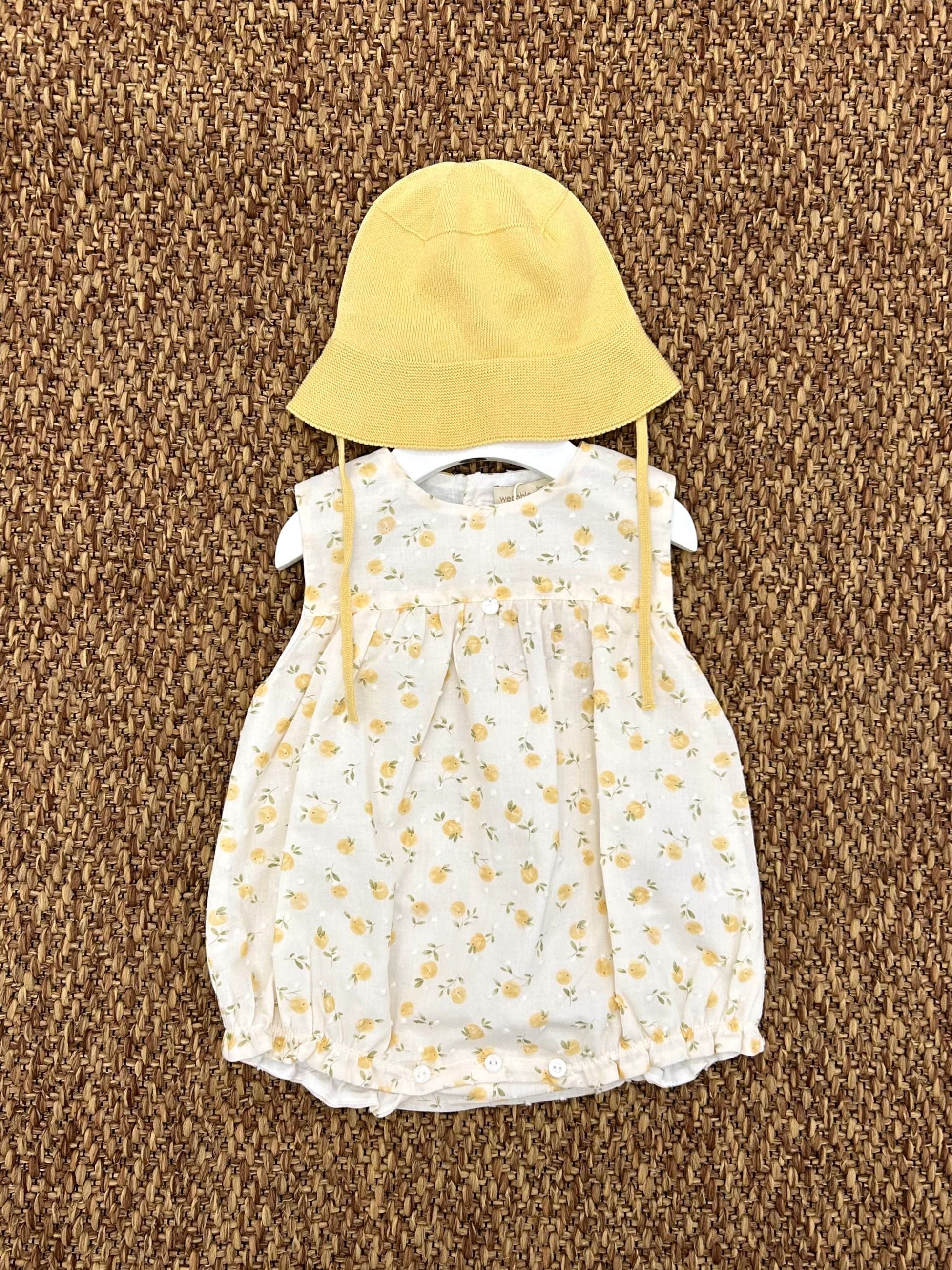 Pagliaccetto bimba con fiorellini Wedoble