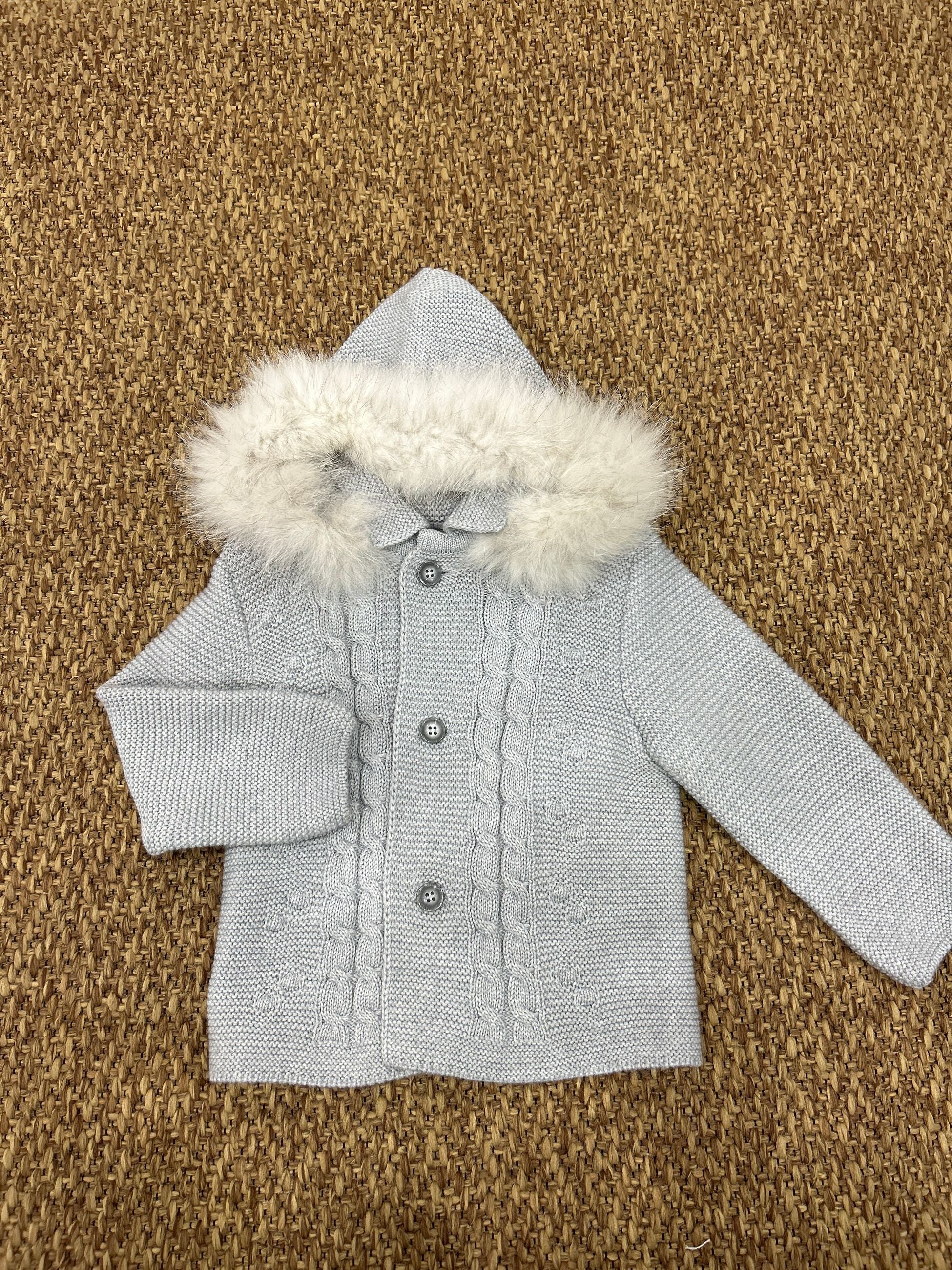 Cappotto bimbi trecce con pelliccetta Marlù