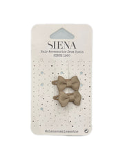 Mini mollette bimba con fiocchetto Siena