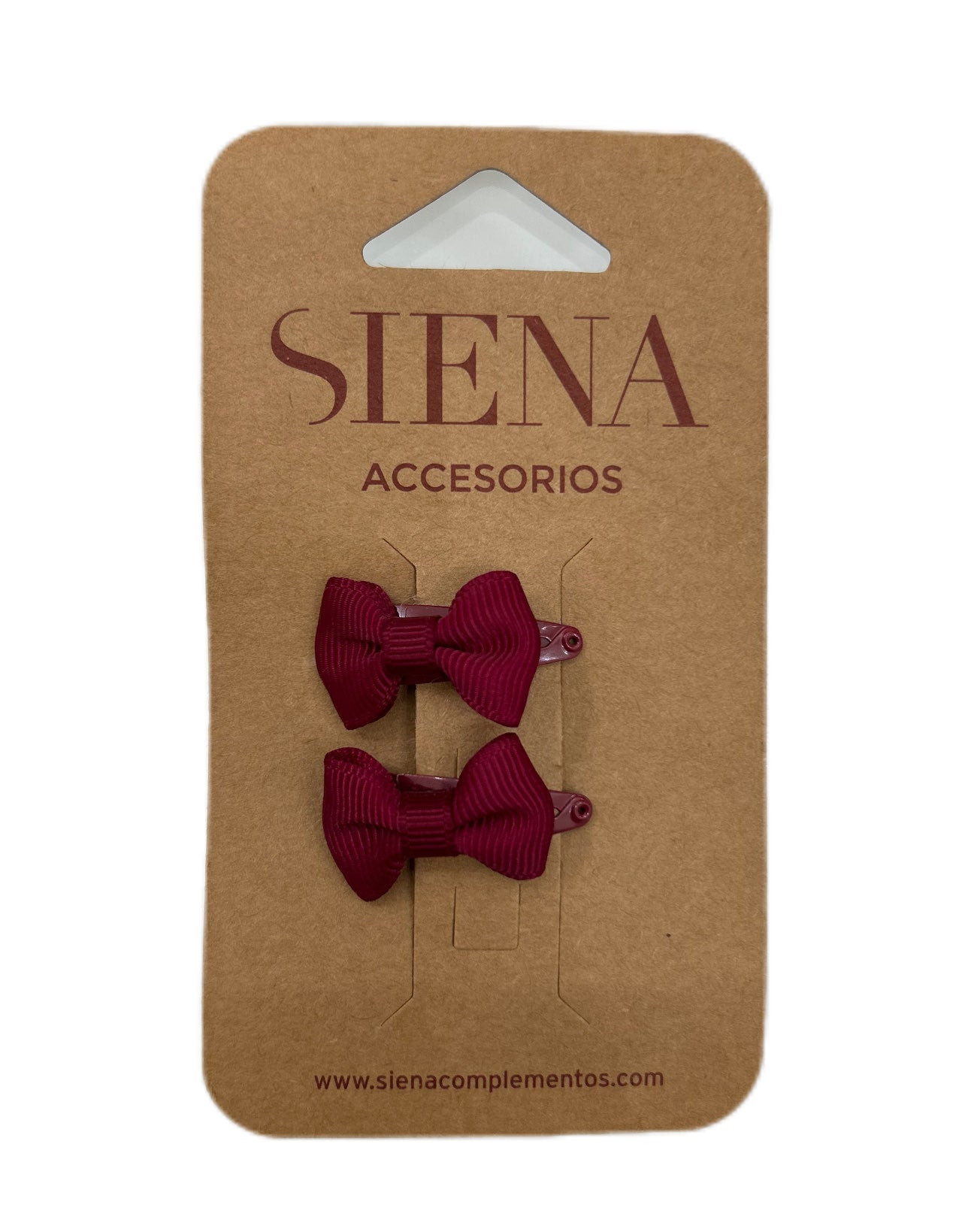 Mini mollette bimba con fiocchetto Siena