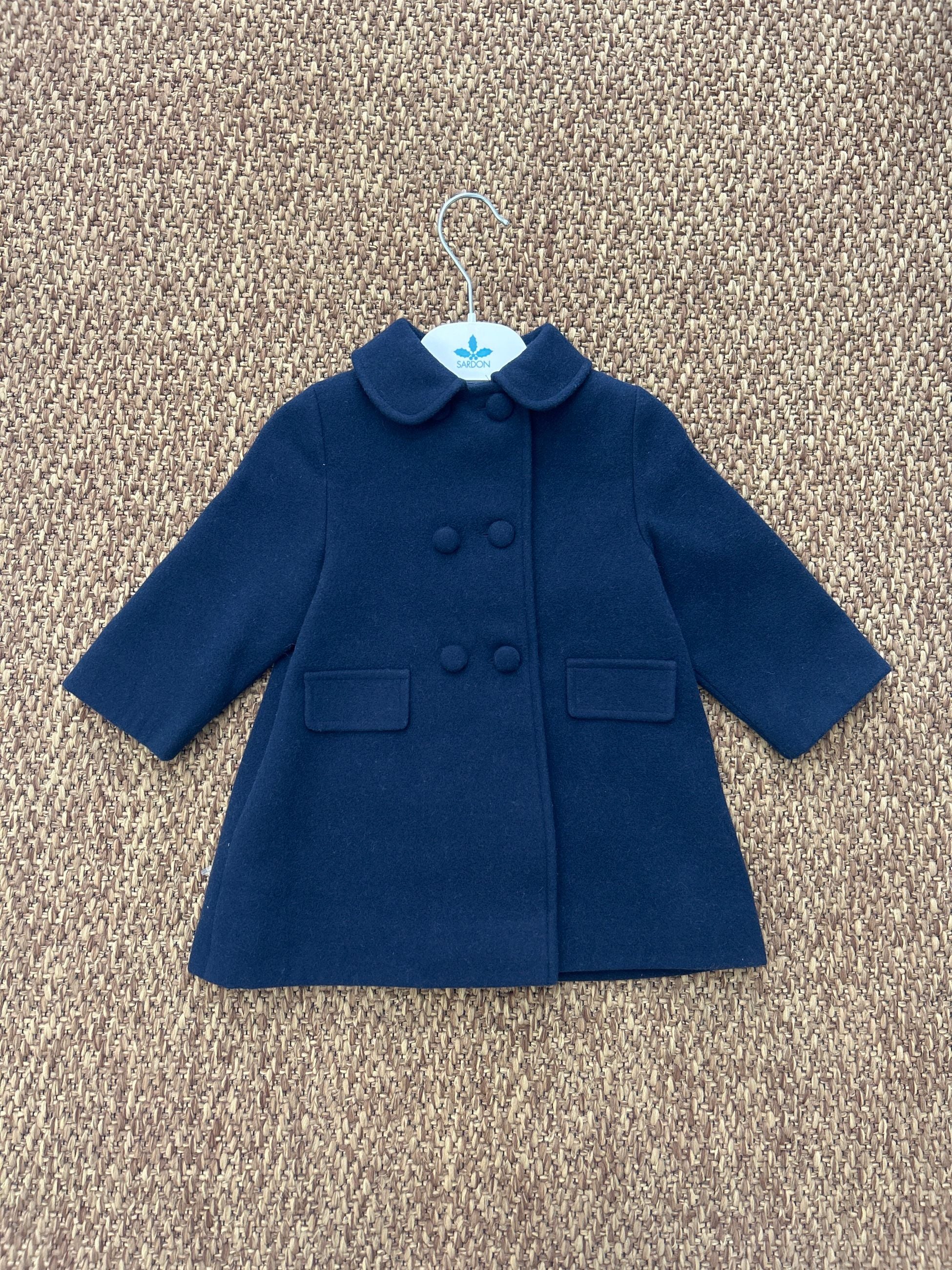 Cappotto bambina doppio petto Sardon