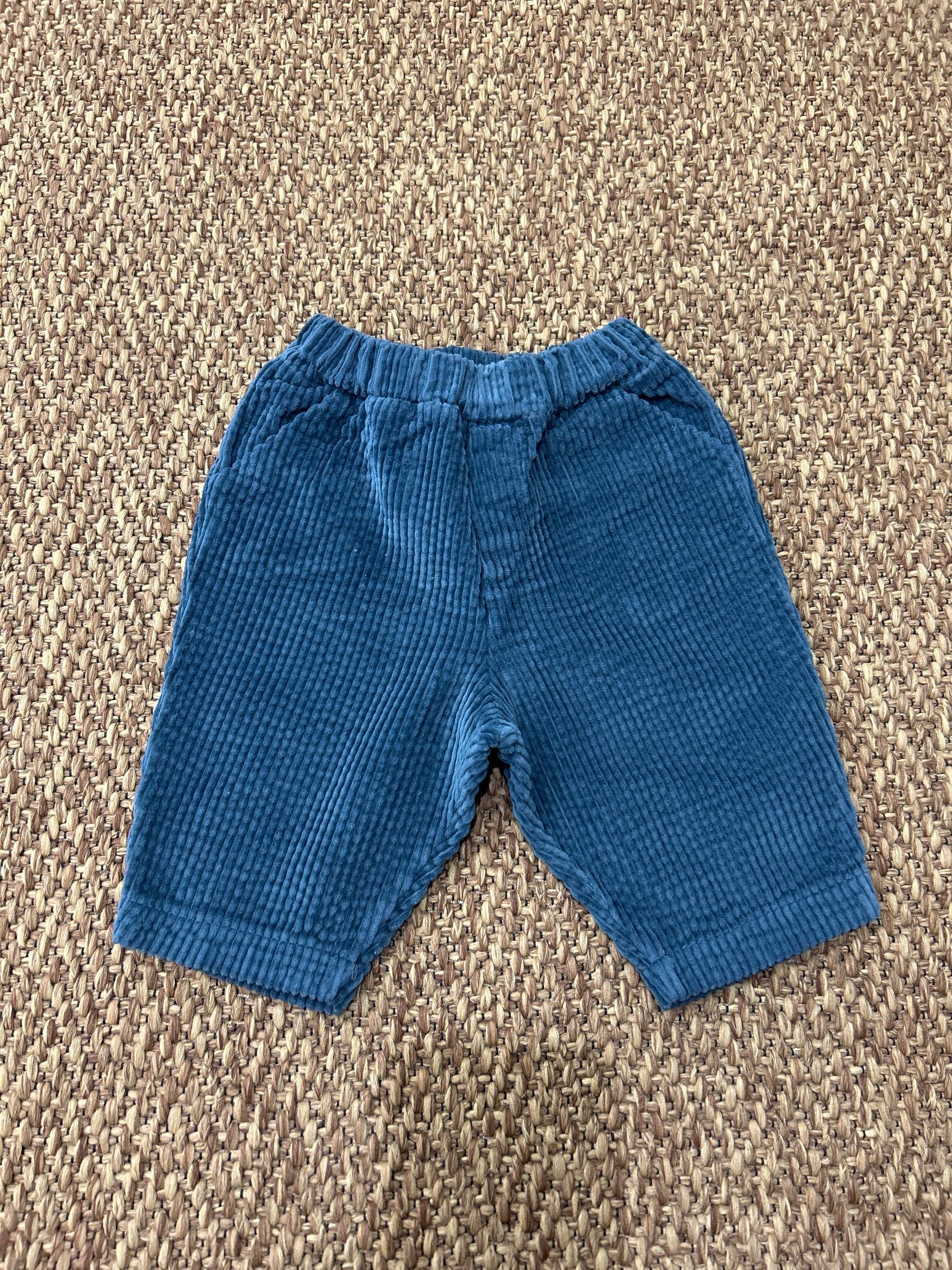 Pantalone bambino in velluto a costine Fiorile