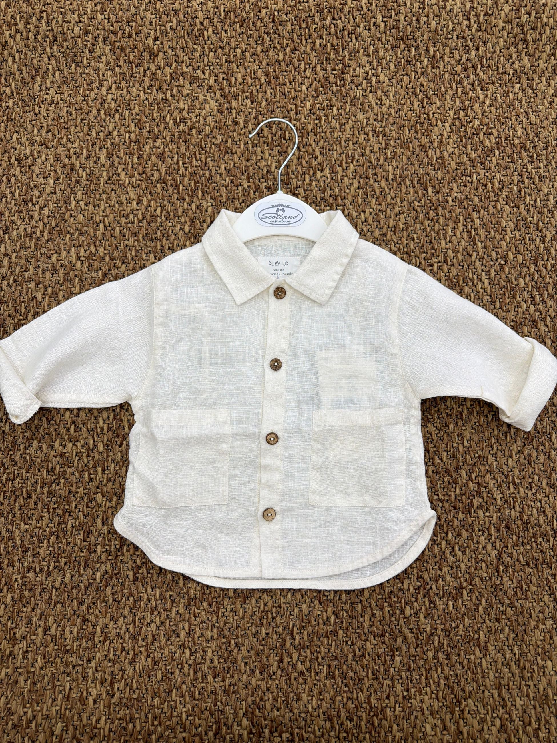 Camicia di lino bambini Play Up